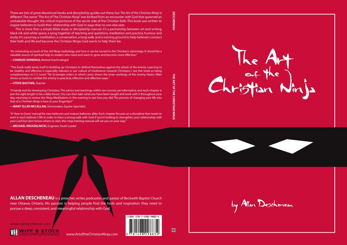 “The Art of the Christian Ninja” Book NOW AVAILABLE!