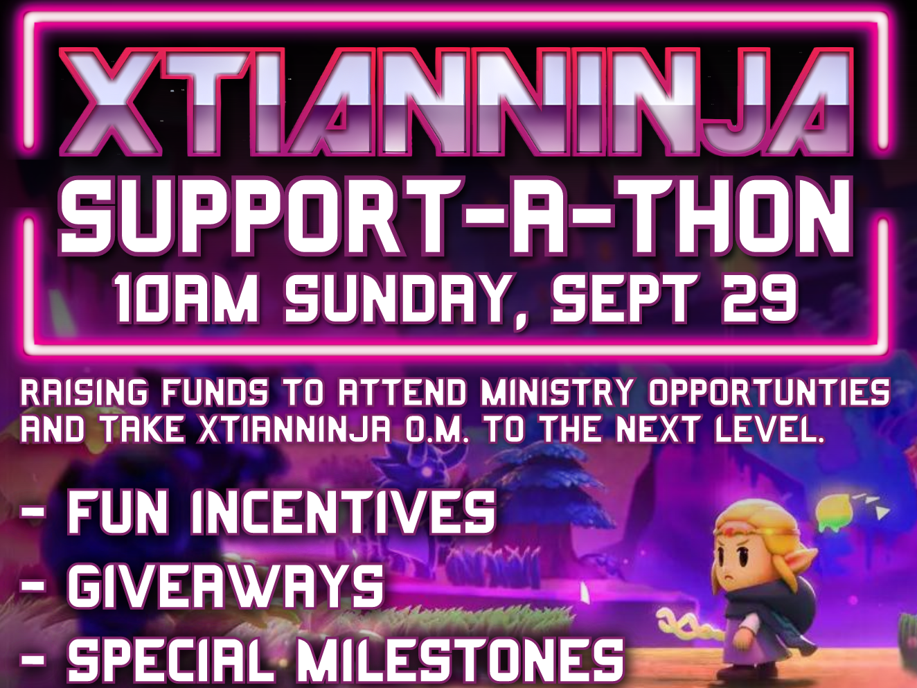 It’s Support-A-Thon Sunday! (Come Join In!)